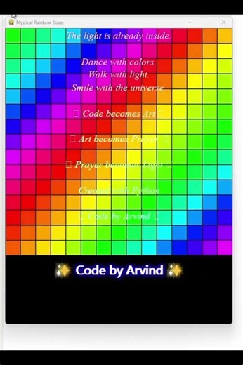 rgb matrix simulation with sufi geet using python