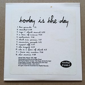 Today Is The Day – Today Is The Day (1996, CD)