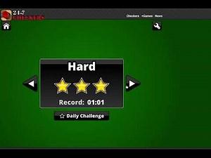 Playing every level of 247 Checkers + trying to get a high score on (Easy Mode)