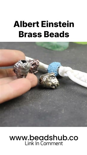 Albert Einstein Brass Beads Paracord & Knife