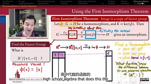 Abstract Algebra Ⅰ 抽象代数Ⅰ 中英字幕 by Ph.D Matthew Salomone