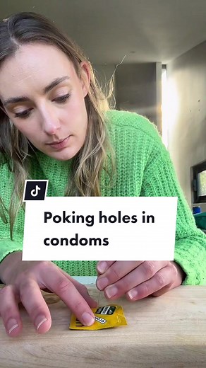 Most hoes don’t poke holes but stay safe out there #stealthing