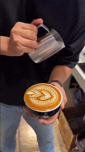 ☕️ Perfect Latte at Home | Easy Coffee Recipe #latteart #coffee #coffeelatteart #baristastyle #trend