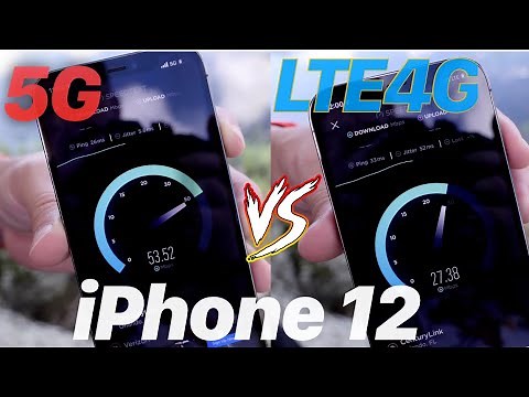 5G Vs 4G LTE iPhone 12 Pro - Much Faster ?
