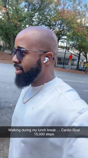 Walking during lunch break…cardio goal: 15,000 steps/day | Rez Kennedy