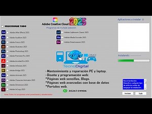 🚀 DESCARGA E INSTALA ADOBE SUITE MASTER TODO EN UNO DESATENDIDA 2025 💥