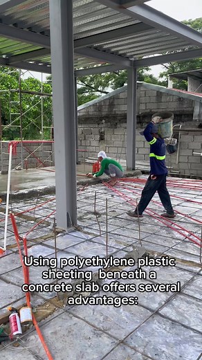Benefits of Using Polyethylene Plastic Sheeting for Concrete Slab | MCP Construction