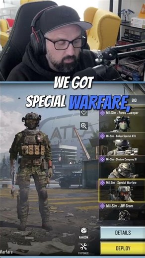 All my MIL SIM skins in #CODM