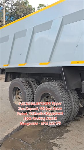Own a Brand New Zero Mileage Isuzu FVZ 34 BLUEPOWER Tipper with ZERO Deposit (100% Financing)! Enjoy 90 days Grace Period, 72 Months repayment plan & 500k Working Capital! For more information, Call 0712535178 WhatsApp ; https://wa.me/message/FPNBGC7NQVUFP1 Website ; https://wangombetruckdealer.co.ke/ | Patrick Wang'ombe ISUZU
