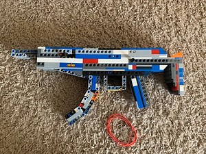Lego MP5 (Working rubber band gun)