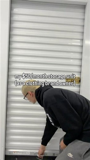 storage unit tour 😳 as a clothing brand owner! #clothingbrand #fashion #clothingbrandowner