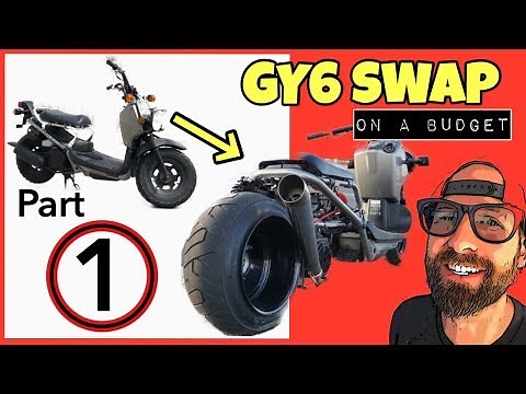 Honda Ruckus GY6 swap [COMPLETE ALL IN ONE KIT] Part 1
