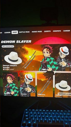 Fortnite DEMON SLAYER Item Shop!