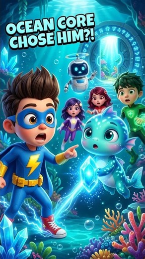 The Ocean Core Chose FINN?! 🌊💎 | Team Bolt Adventure | Kids Cartoon