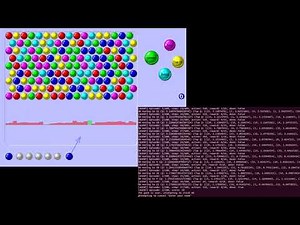 Bubble Shooter bot gameplay - Reinforcement Learning with Python and Tensorflow
