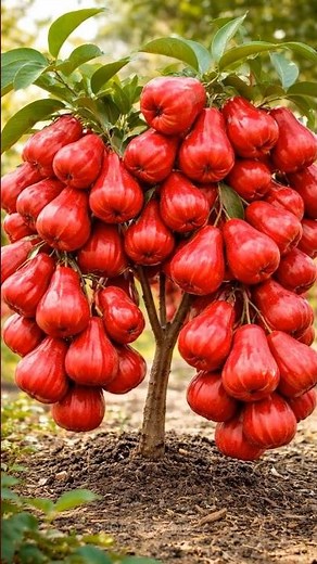 Special tips for growing rose apple trees to produce fruit quickly.#grow #grafting #apples