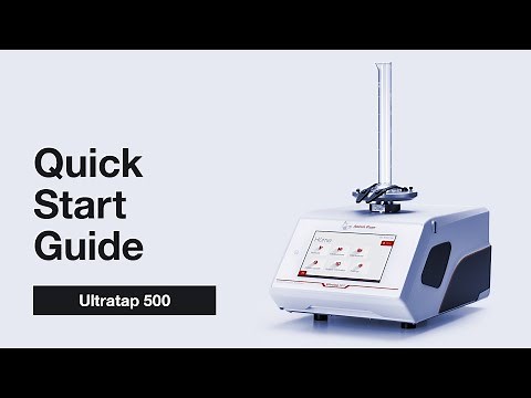 How to Use the Ultratap Tap Density Tester | Quick Start Guide | Anton Paar