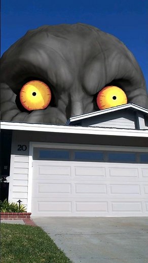 Majora's Mask Lunar Moon Crash CAUGHT ON CAMERA #vfx #eyebg8 #Majora's #shorts