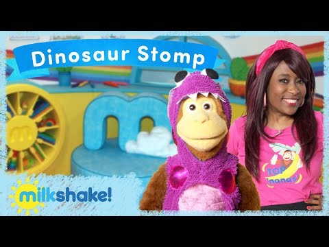 Milkshake! Studio Dances | Dinosaur Stomp | Kemi and Milkshake! Monkey