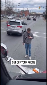 An example of why being addicted to your phone is bad for your health… Talk about living on the edge. Take this is your friendly reminder to limit how much you use your cell phone it’s a utility it’s not meant to overtake your entire life and it’s definitely not meant to put your life in danger so you heard it here first well not really I’m sure you heard it many places first you heard it here again Get off your phone and live in the real world as much as you can. #scary #Dangerous (Video by ai)