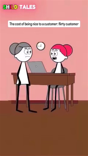 20 reactions | The cost of being nice to a customer: flirty customer| AC: @melllsbells #reels #worklifebalance #corporateamerica #customerservice #worklife #usa #callcenterlife #officehumor #workhumor | Shild Tales | Facebook