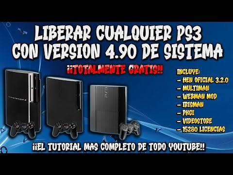 LIBERAR CUALQUIER PS3 4.90 FACIL + HEN OFICIAL + TIENDAS. EL TUTORIAL MAS COMPLETO Y SIN FALLOS