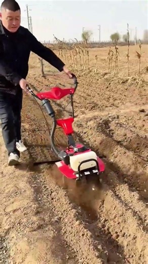 Efficient Soil Tilling Preparing Garden Beds Quickly with a Compact Mini Tiller