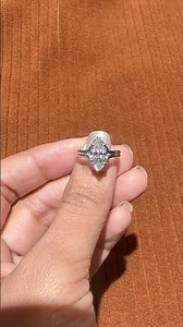 Marquise Cut Lab Diamond Double Shank Engagement Ring That Broke the Internet #diamond