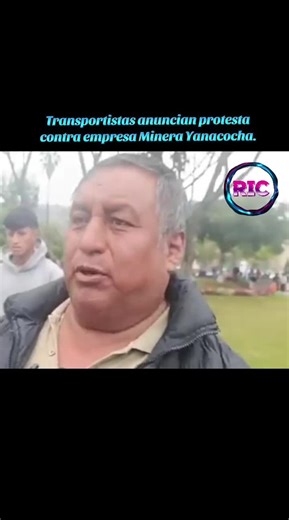 Protesta de Transportistas contra Minera Yanacocha
