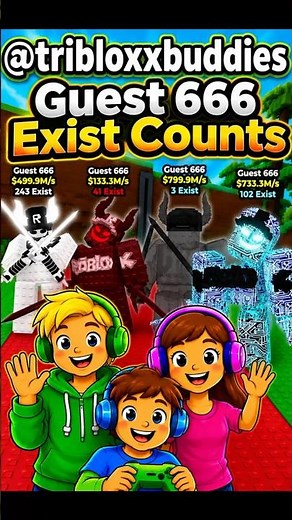 GUEST 666 EXIST COUNTS 😱👹 | Steal a Brainrot #roblox #lego