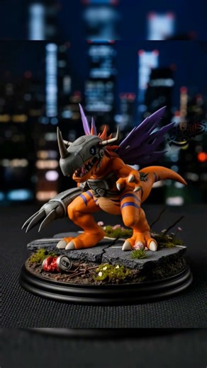 Greymon Evolution 🆕 #digimon #ai #shorts