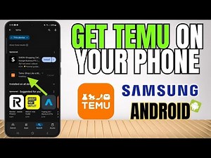 How to Install Temu on Your ANDROID Phone Now!