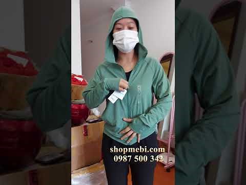 Review Uniqlo AIRism Mesh UV Protection Full-Zip Hoodie 2022 Color: 55 GREEN 444531