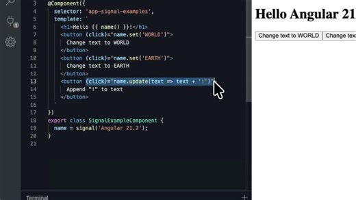Stop Writing Wrapper Methods! Angular 21.2 Arrow Functions | Alain Chautard