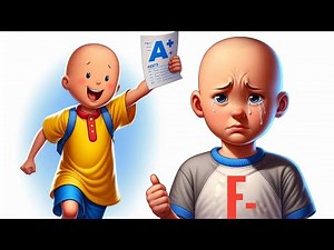 Classic Caillou gets an F in all exams/ Caillou gets an A+/ Ungrounded S4 EP02
