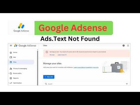 How To Fix Google AdSense Ads txt Not Found Error in Blogger 2026