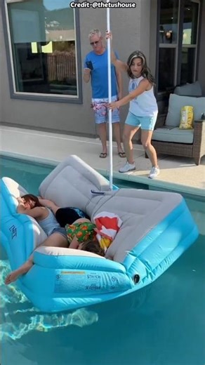 Sleeping Pool Prank