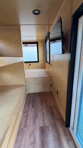 This 40ft hunter’s hideaway is a great addition to your hunting camp, designed to give you more room to relax, gear up, and stay comfortable between hunts #container #hunting #cabin | Kyle Towns Services LLC