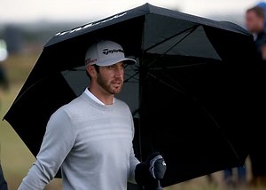 Dustin Johnson leads after second round at the Open