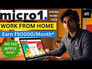 Micro1 Work From Home Jobs 2025 |New work from home | Apply Today!