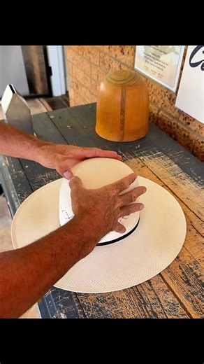 1.2K views · 33 reactions | A fresh JB1300N straw done up for our sponsored cowgirl @katt_obrien1 朗 #jbscowboyhattery #cowboyhats #2025 | JB's Cowboy Hattery | Facebook