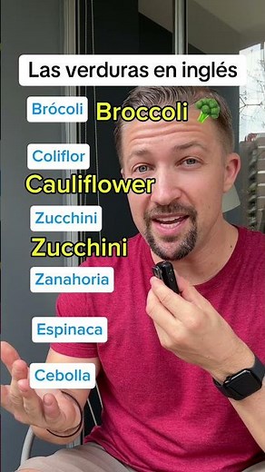 Las verduras en inglés
