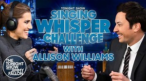 Singing Whisper Challenge with Allison Williams | The Tonight Show Starring Jimmy Fallon - The Global Herald