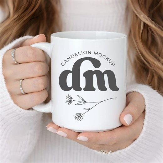 11oz White Ceramic Mug Mockup, Blank Cup Coffee Mock Up, JPG File Digital Download. - Etsy