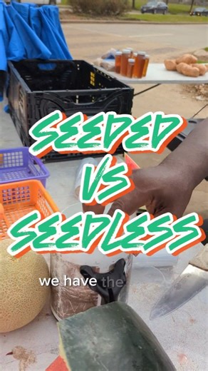 Seedless Watermelons vs Seeded Watermelons - What is the difference? #Ask #a #WatermelonMan Location: W .Orem & Kirby Drive - HTX #Watermelon #Seedless #Seeded #Fruit #answers #melons #freshfruit #organicfruit #summervibes #fyp | Black Cowboy Coalition