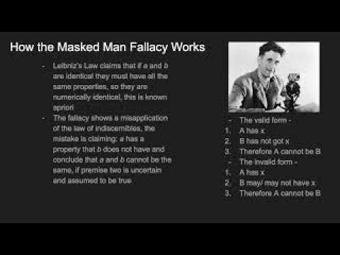Masked Man Fallacy