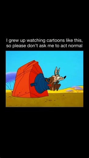 Childhood Cartoon Nostalgia on Instagram: "Road Runner and Wile E. Coyote are two of the most iconic animated characters ever created, debuting in 1949 as part of Warner Bros. Looney Tunes. The series was largely shaped by director Chuck Jones and writer Michael Maltese, who distilled comedy down to pure visual storytelling. The premise is simple and endlessly repeatable. Wile E. Coyote is a self described super genius obsessed with catching the impossibly fast Road Runner. Every plan fails, usu