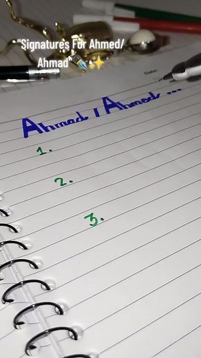 Signatures For Ahmed-Ahmad - Get Your Personalized Signature Today!