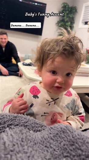 Baby’s funny accent #fpy #foryou #funny #baby #toddlersoftiktok | toddler
