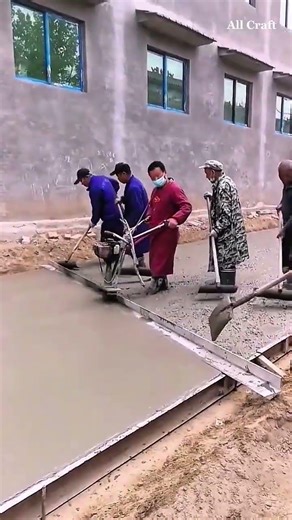 PERFECT Concrete Finish! 😲 This SMOOTH Slab Work is Pure SKILL! #concrete #finishing #construction